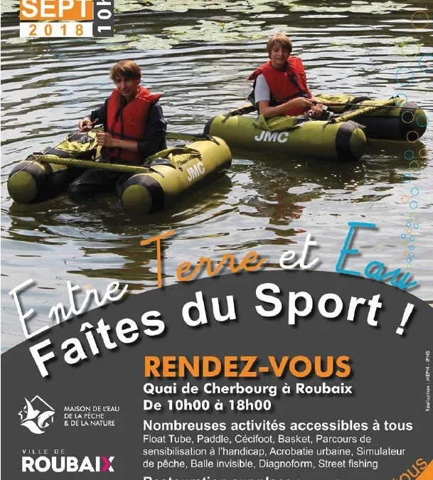 L&rsquo;IRFO sera à Roubaix le 23/09 pour la fête du Sport !
